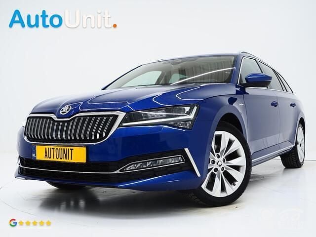 Occasion Skoda Superb LAURIN & KLEMENT 218 PK (160 kW) 2022 Blauw Stationwagen