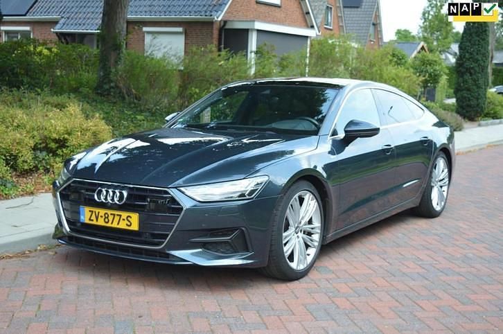 Blauw Gebruikt 2018 Audi A7 Sportback Proline Hatchback | € 36.995 (Super prijs) - Afbeelding 1/4