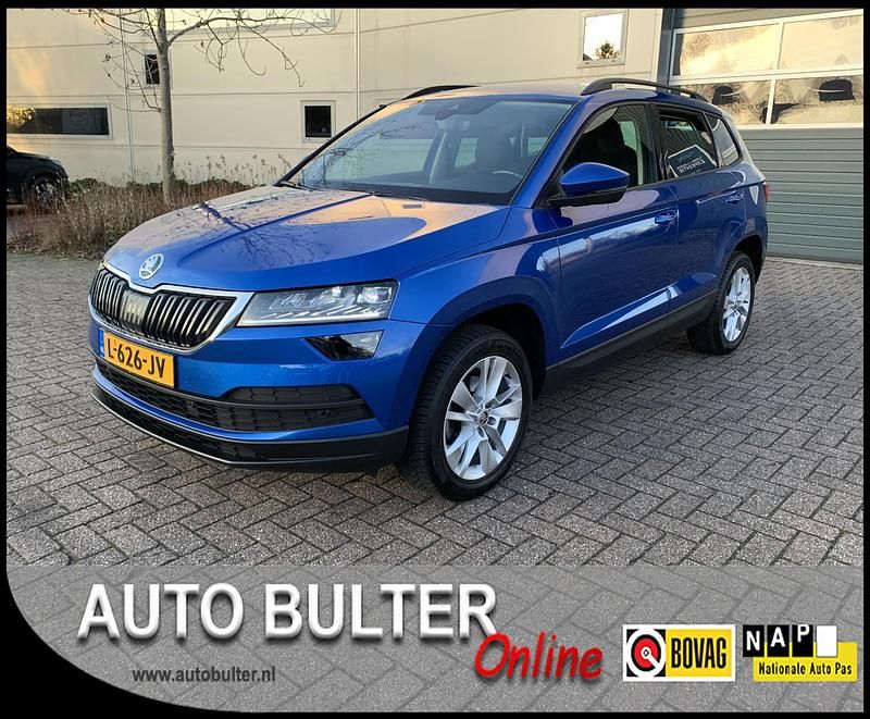 Blauw Occasion 2021 Skoda Karoq Business Line SUV | € 23.950 (Super prijs) - Afbeelding 1/4