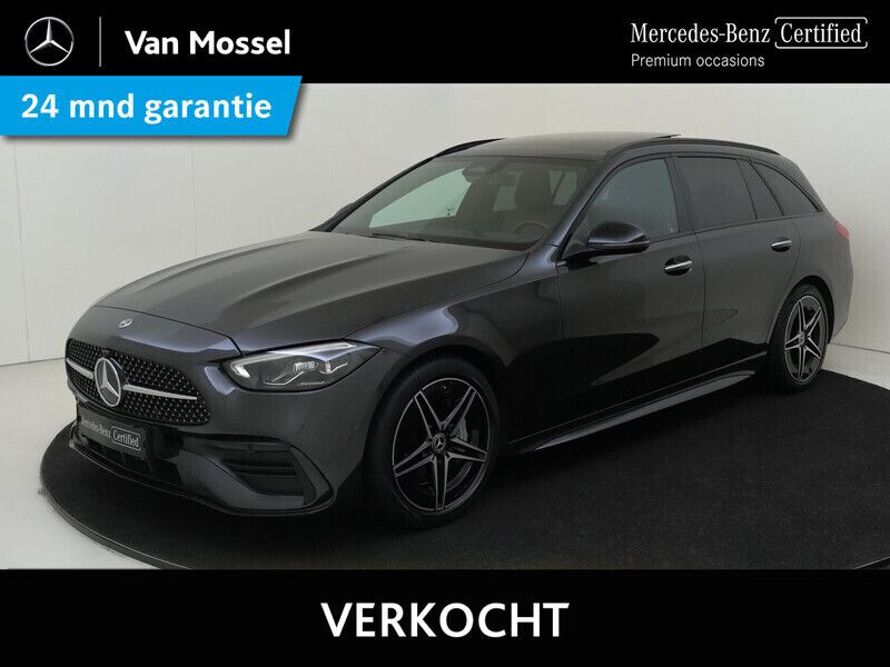Grijs Gebruikt 2021 Mercedes C200 AMG line Stationwagen | € 40.945 (Iets duurder) - Afbeelding 1/4