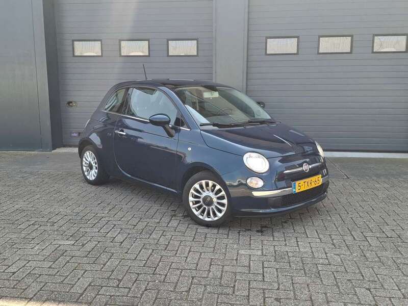 Blauw Gebruikt 2014 Fiat 500 Lounge Hatchback | € 4.950 (Goede deal) - Afbeelding 1/4