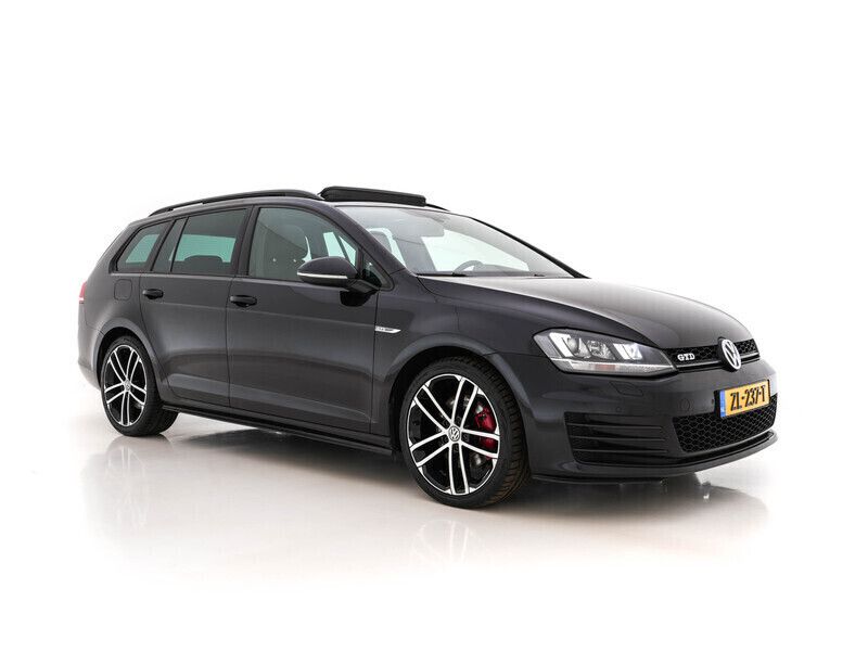 Zwart Gebruikt 2019 VW Golf VII Sport Stationwagen | € 13.445 (Super prijs) - Afbeelding 1/4
