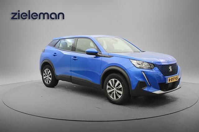 Blauw Gebruikt 2021 Peugeot e-2008 Active SUV | € 15.345 (Goede deal) - Afbeelding 1/4