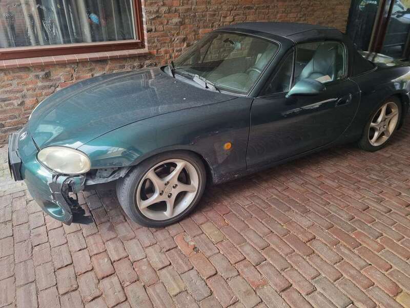 Groen Gebruikt 2001 Mazda MX5 Sportive Cabriolet | € 3.500 (Super prijs) - Afbeelding 1/4