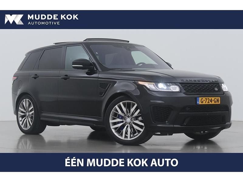 Zwart Occasion 2017 Land Rover Range Rover Sport SVR SUV | € 53.800 (Goede deal) - Afbeelding 1/4