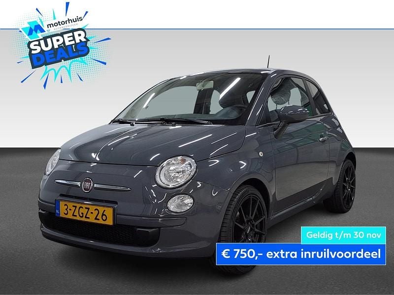 Grijs Gebruikt 2014 Fiat 500 Pop Hatchback | € 6.740 (Goede deal) - Afbeelding 1/4