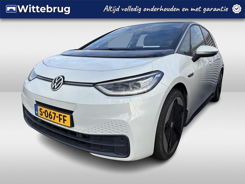 Wit Gebruikt 2020 VW ID.3 Pro Hatchback | € 20.450 (Eerlijke prijs) - Afbeelding 1/3