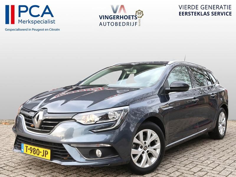 Occasion Renault Mégane GrandTour LIMITED 116 PK (85 kW) 2019 Grijs (metallic) Stationwagen