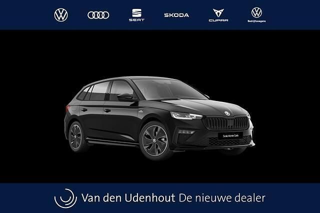 Zwart Nieuw 2025 Skoda Scala Monte Carlo Hatchback | € 35.030 (Eerlijke prijs) - Afbeelding 1/4