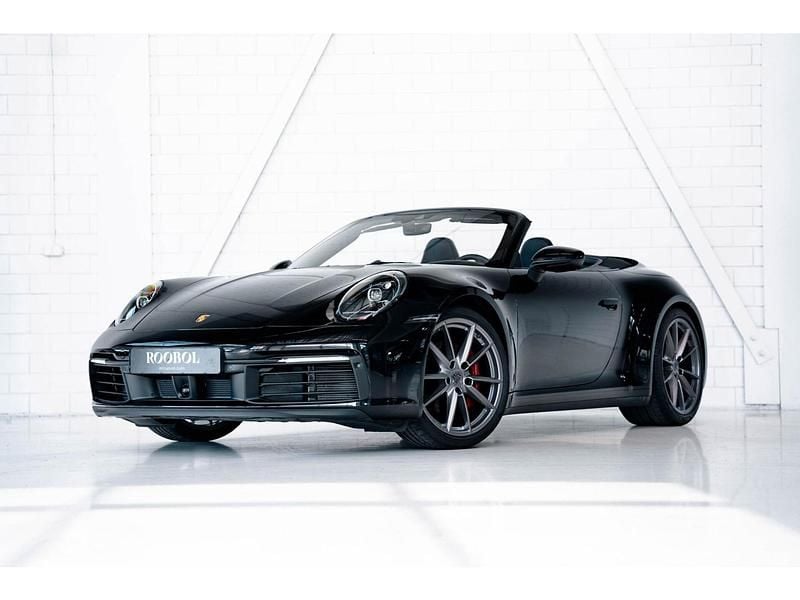 Zwart Gebruikt 2020 Porsche 911 Carrera 4S Cabriolet Sport Cabriolet | € 159.900 (Goede deal) - Afbeelding 1/4