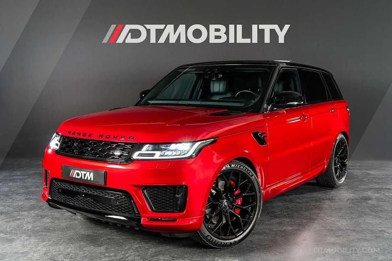 Rood, metallic lak Gebruikt 2018 Land Rover Range Rover Sport HSE SUV | € 59.950 (Duur) - Afbeelding 1/4