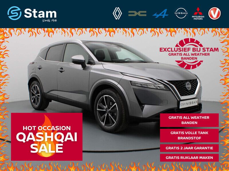 Grijs, metallic lak Gebruikt 2024 Nissan Qashqai 360º SUV | € 34.490 (Eerlijke prijs) - Afbeelding 1/4