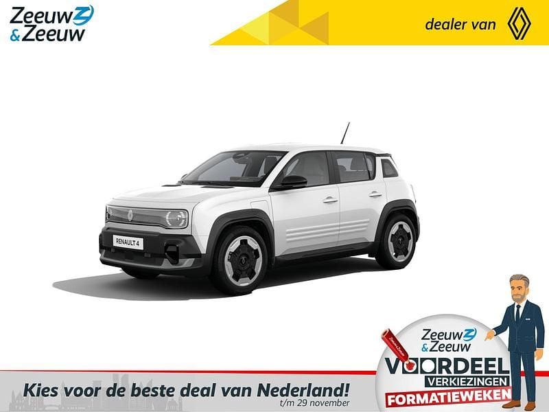 Blanc glacier Nieuw 2025 Renault R4 Evolution SUV | € 29.450 - Afbeelding 1/3