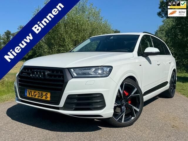 Wit Gebruikt 2018 Audi Q7 SUV | € 29.950 (Super prijs) - Afbeelding 1/4