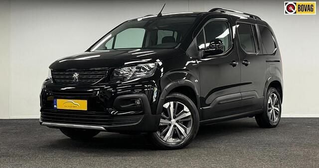 Zwart Gebruikt 2020 Peugeot Rifter GT-line MPV | € 25.995 (Eerlijke prijs) - Afbeelding 1/2