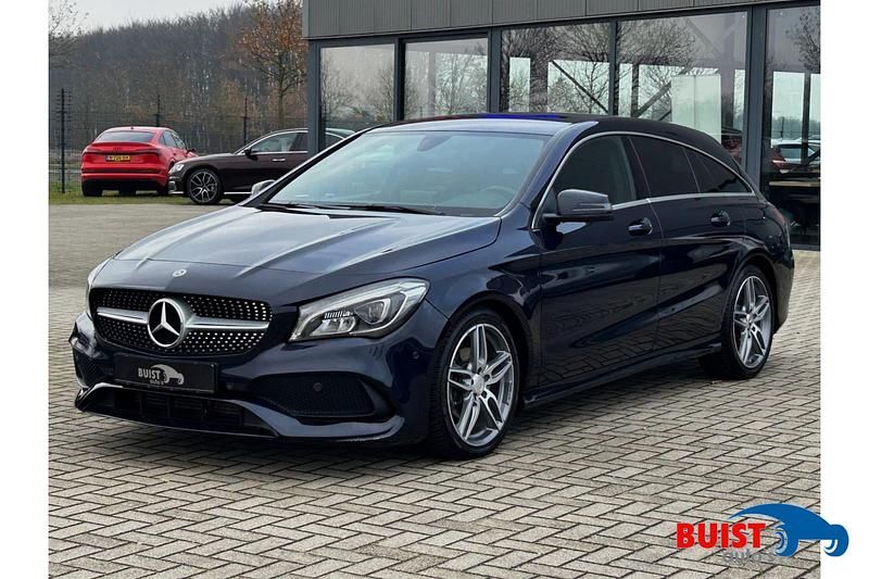 Blauw (metallic) Occasion 2018 Mercedes CLA180 Shooting Brake Business Stationwagen | € 20.750 (Goede deal) - Afbeelding 1/4