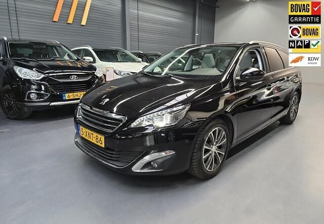 Zwart Occasion 2014 Peugeot 308 SW Allure Stationwagen | € 9.495 (Eerlijke prijs) - Afbeelding 1/4