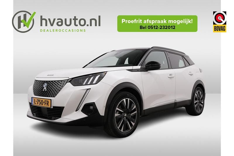 Wit Gebruikt 2021 Peugeot e-2008 GT SUV | € 20.895 (Eerlijke prijs) - Afbeelding 1/4