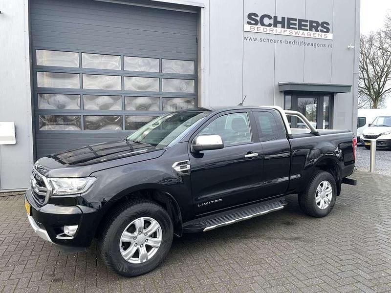 Zwart Occasion 2020 Ford Ranger Limited Pickup | € 24.950 (Super prijs) - Afbeelding 1/4