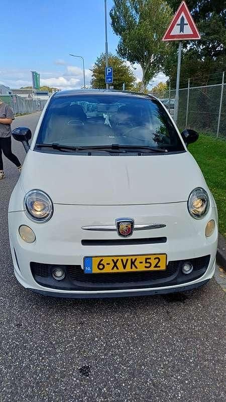Wit Gebruikt 2008 Fiat 500 Abarth Hatchback | € 6.999 (Goede deal) - Afbeelding 1/4