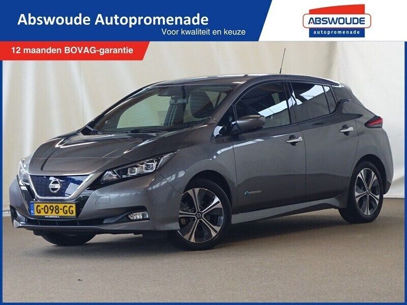 Grijs Gebruikt 2019 Nissan Leaf Tekna Hatchback | € 16.995 (Duur) - Afbeelding 1/4