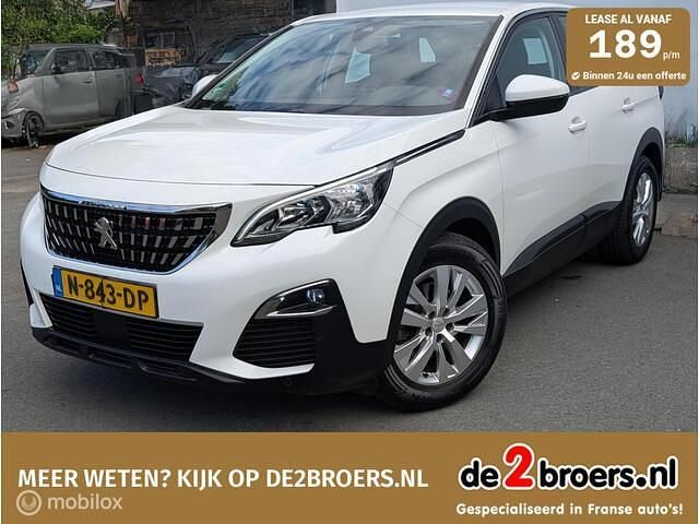 Wit Gebruikt 2018 Peugeot 3008 SUV | € 11.500 (Super prijs) - Afbeelding 1/4