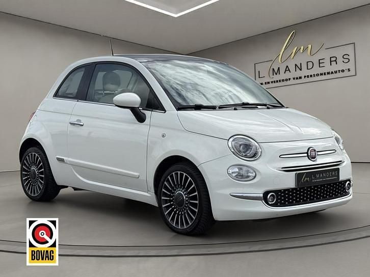 Wit Gebruikt 2018 Fiat 500 Lounge Hatchback | € 9.495 (Eerlijke prijs) - Afbeelding 1/4