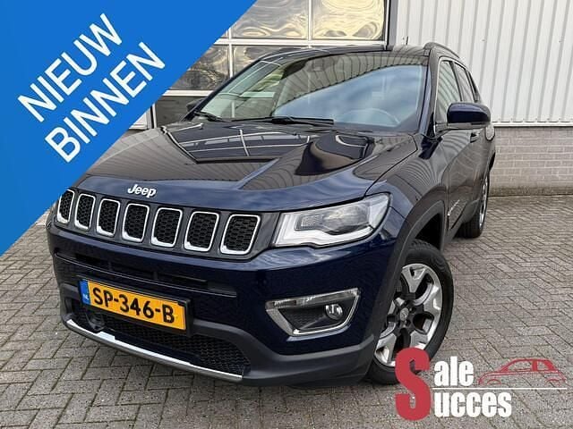 Blauw Gebruikt 2018 Jeep Compass Limited SUV | € 18.950 (Goede deal) - Afbeelding 1/4
