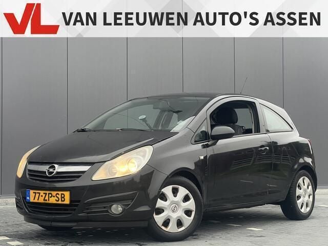 Zwart Gebruikt 2008 Opel Corsa Enjoy Hatchback | € 748 (Goede deal) - Afbeelding 1/4