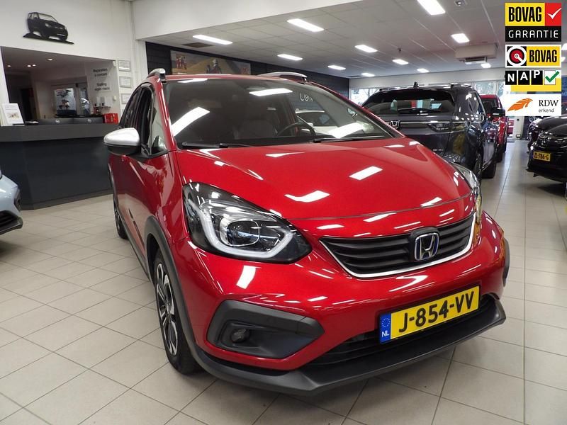 Rood Occasion 2020 Honda Jazz Hatchback | € 22.495 (Eerlijke prijs) - Afbeelding 1/4