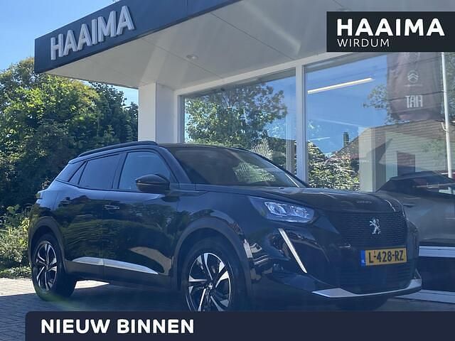 Zwart Gebruikt 2021 Peugeot e-2008 Allure SUV | € 16.950 (Goede deal) - Afbeelding 1/4