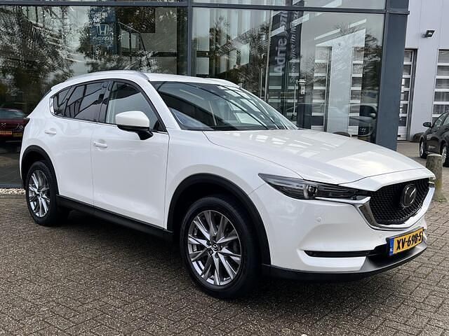 Wit Gebruikt 2019 Mazda CX-5 Luxury SUV | € 25.839 (Eerlijke prijs) - Afbeelding 1/4