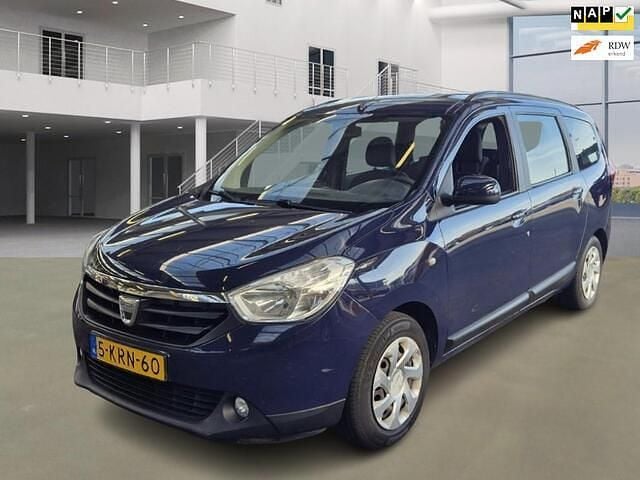 Blauw Gebruikt 2013 Dacia Lodgy Lauréate MPV | € 4.450 - Afbeelding 1/4
