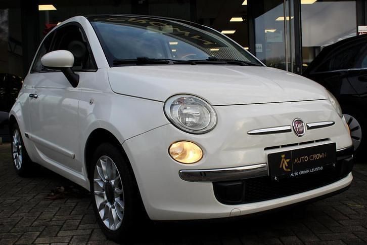 Wit Gebruikt 2011 Fiat 500C Lounge Cabriolet | € 5.700 (Eerlijke prijs) - Afbeelding 1/4