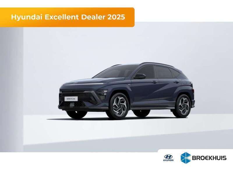 Blauw Nieuw 2025 Hyundai Kona N Line SUV | € 39.605 (Eerlijke prijs) - Afbeelding 1/4