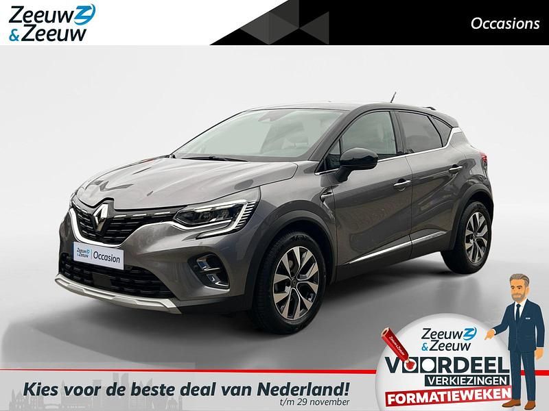 Grijs Gebruikt 2021 Renault Captur Intens SUV | € 18.445 (Eerlijke prijs) - Afbeelding 1/4