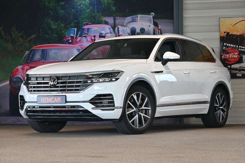 Wit Gebruikt 2021 VW Touareg SUV | € 52.900 - Afbeelding 1/4
