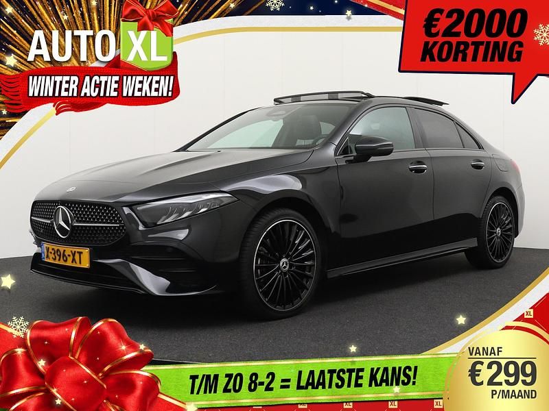Zwart Occasion 2024 Mercedes A250 AMG line Sedan | € 35.940 (Eerlijke prijs) - Afbeelding 1/4