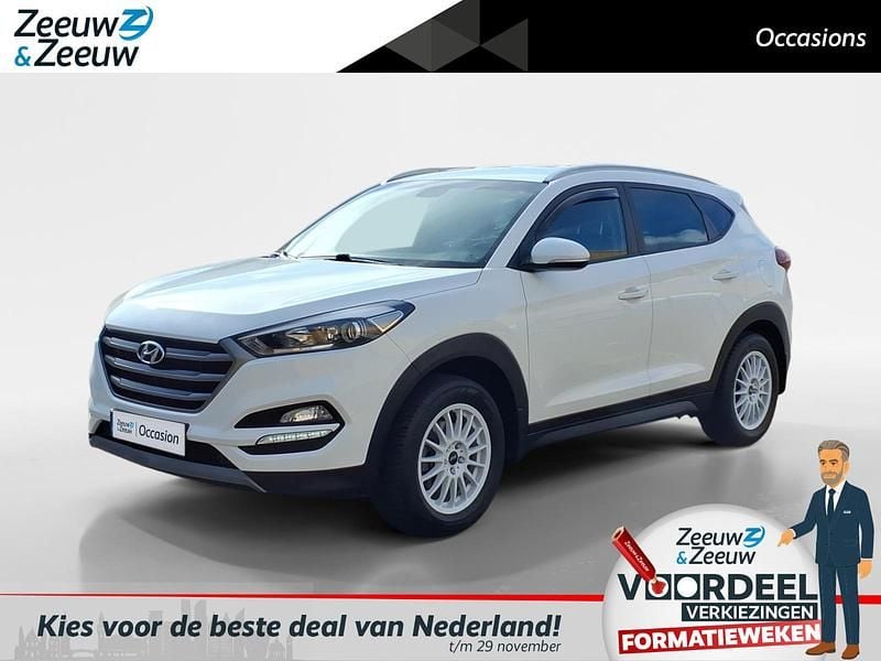 Polar white (pyw) Gebruikt 2017 Hyundai Tucson Comfort SUV | € 14.440 (Goede deal) - Afbeelding 1/4