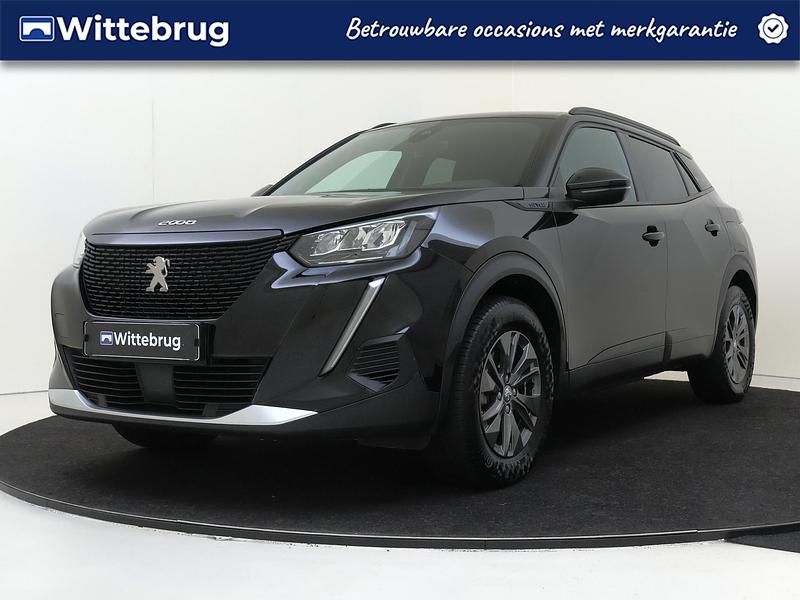 Zwart Occasion 2023 Peugeot e-2008 Style SUV | € 18.925 (Goede deal) - Afbeelding 1/3