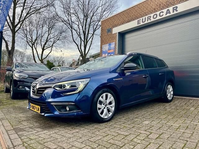 Blauw Gebruikt 2020 Renault Mégane GrandTour LIMITED Stationwagen | € 11.600 (Super prijs) - Afbeelding 1/4