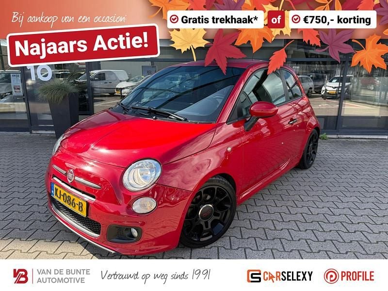 Rood Gebruikt 2013 Fiat 500 Easy Hatchback | € 6.950 (Eerlijke prijs) - Afbeelding 1/4