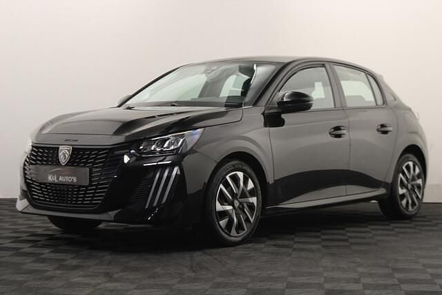 Zwart (metallic) Occasion 2024 Peugeot 208 Active Hatchback | € 16.450 (Super prijs) - Afbeelding 1/4