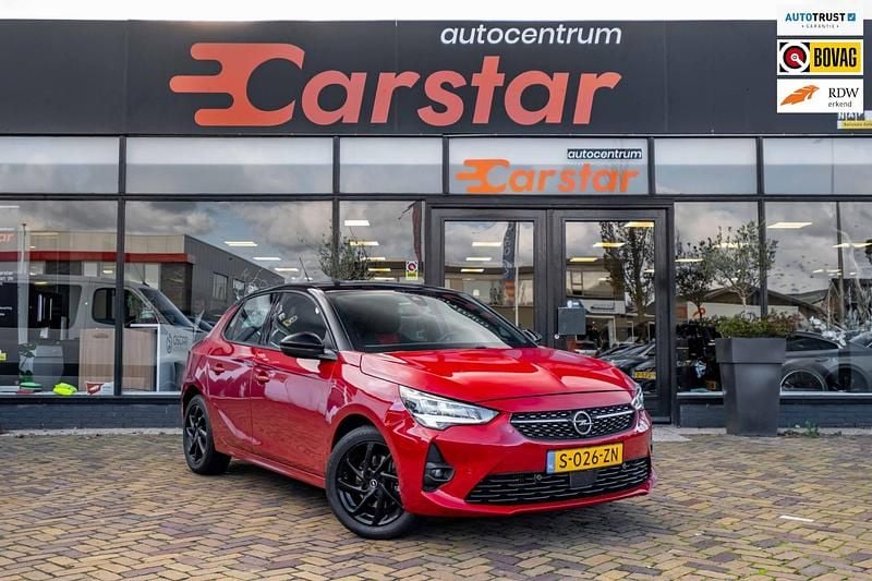 Rood Gebruikt 2021 Opel Corsa GS Line Hatchback | € 10.950 (Super prijs) - Afbeelding 1/4