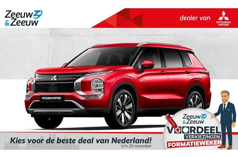 Rood Nieuw 2025 Mitsubishi Outlander P-HEV Instyle SUV | € 55.500 (Super prijs) - Afbeelding 1/4