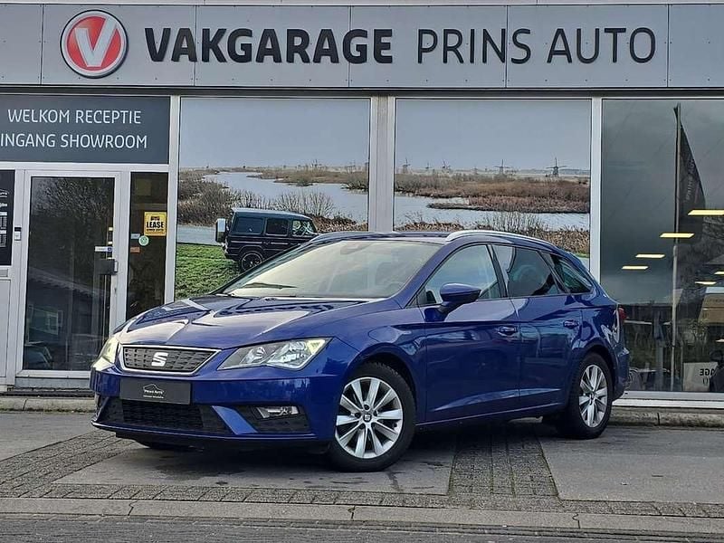 Blauw Gebruikt 2019 Seat Leon ST Business Stationwagen | € 12.695 (Eerlijke prijs) - Afbeelding 1/4