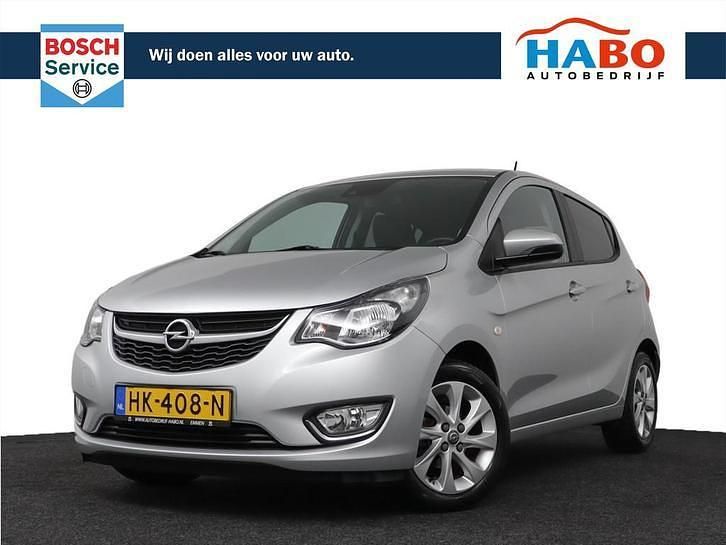 Grijs Occasion 2015 Opel Karl Cosmo Hatchback | € 6.950 (Eerlijke prijs) - Afbeelding 1/4