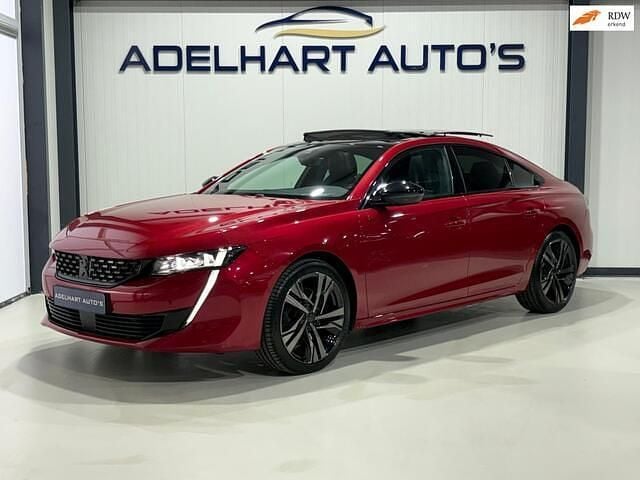 Rood (metallic) Occasion 2020 Peugeot 508 GT-line Hatchback | € 21.950 (Goede deal) - Afbeelding 1/4