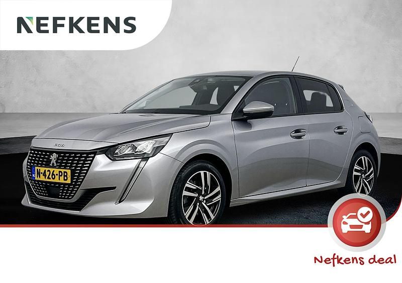 Grijs Gebruikt 2021 Peugeot 208 Allure Hatchback | € 14.825 (Eerlijke prijs) - Afbeelding 1/4