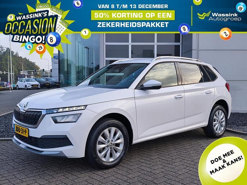 Wit Gebruikt 2021 Skoda Kamiq Ambition SUV | € 21.440 (Eerlijke prijs) - Afbeelding 1/4
